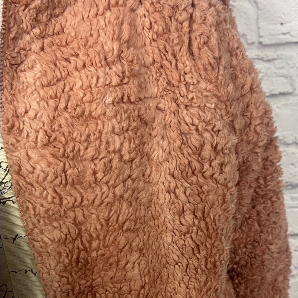Warm Rose Gold Teddy Jacket - Picture 5 of 8